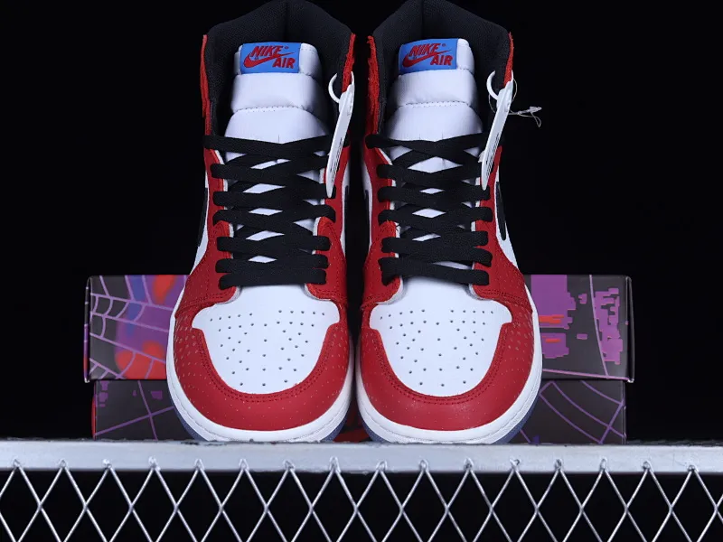 All categories Air Jordan Jordan series basketball shoes Air Jordan 1 High Pure original version Air Jordan 1 Retro High "Chicago Crystal" AJ1 Joe 1 New Chicago Spider-Man 555088-602